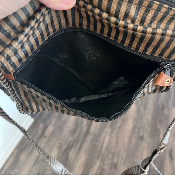 Vintage Allen Edwards Leather Trim Purse - Picture 4 of 14